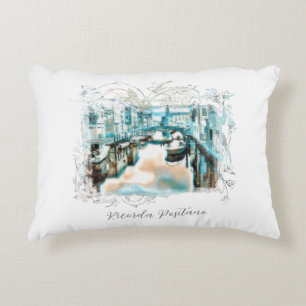 *~* Ricorda Positano AR20 Italy Italian Language Accent Pillow