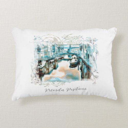  Ricorda Positano AR20 Italy Italian Language Accent Pillow