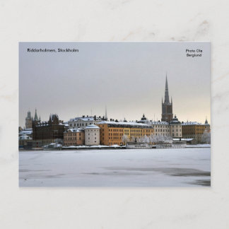 Riddarholmen, Stockholm, Photo ... Postcard