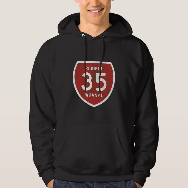 Riddell whānau SH35 hoodie (Front)