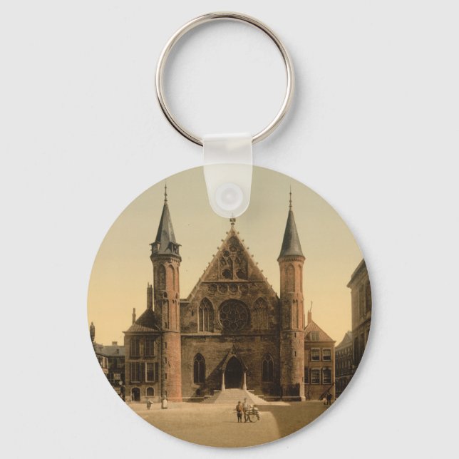 Ridderzaal (Knights' Hall), The Hague, Netherlands Keychain (Front)