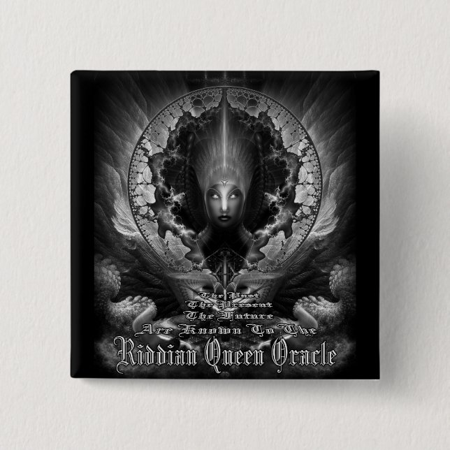 Riddian Queen Oracle GS Button (Front)