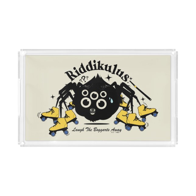 Riddikulus - Laugh the Boggarts Away Acrylic Tray (Front)