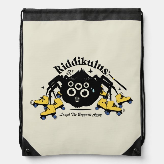 Riddikulus - Laugh the Boggarts Away Drawstring Bag (Front)
