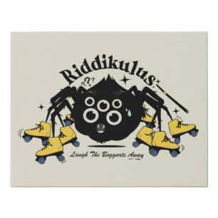 Riddikulus - Laugh the Boggarts Away Faux Canvas Print