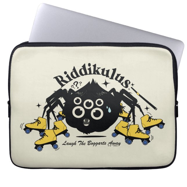 Riddikulus - Laugh the Boggarts Away Laptop Sleeve (Front)