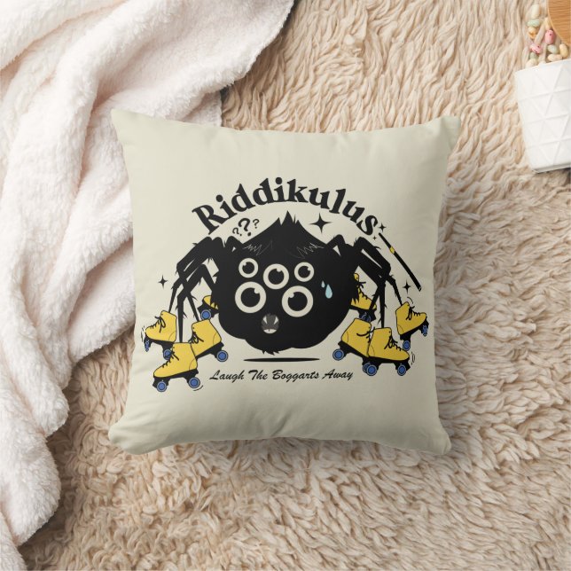 Riddikulus - Laugh the Boggarts Away Throw Pillow (Blanket)
