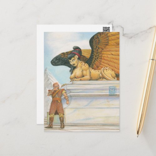 Riddle Sphinx Postcard