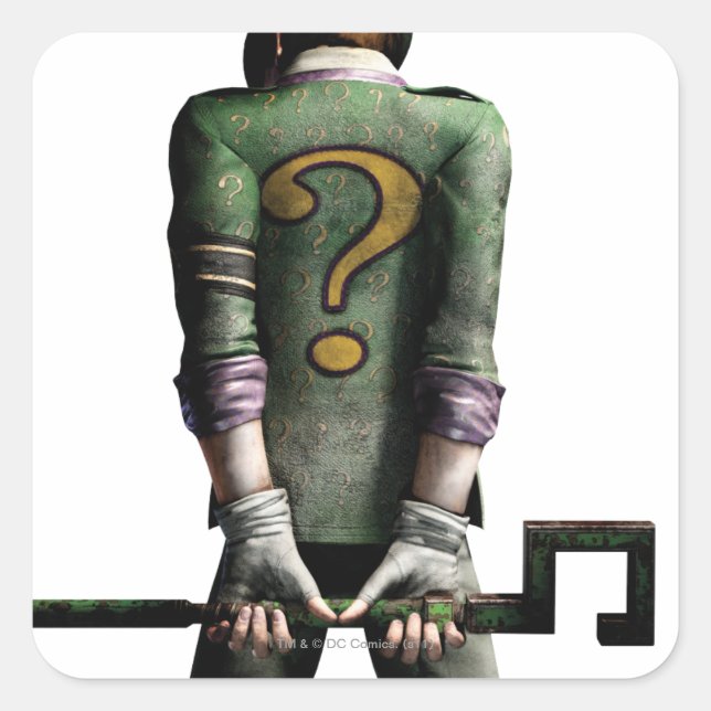 Riddler 2 square sticker (Front)