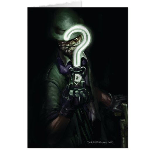 Riddler Illustration Cards (Front)