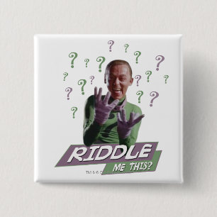 Riddler - Riddle Me This Pinback Button