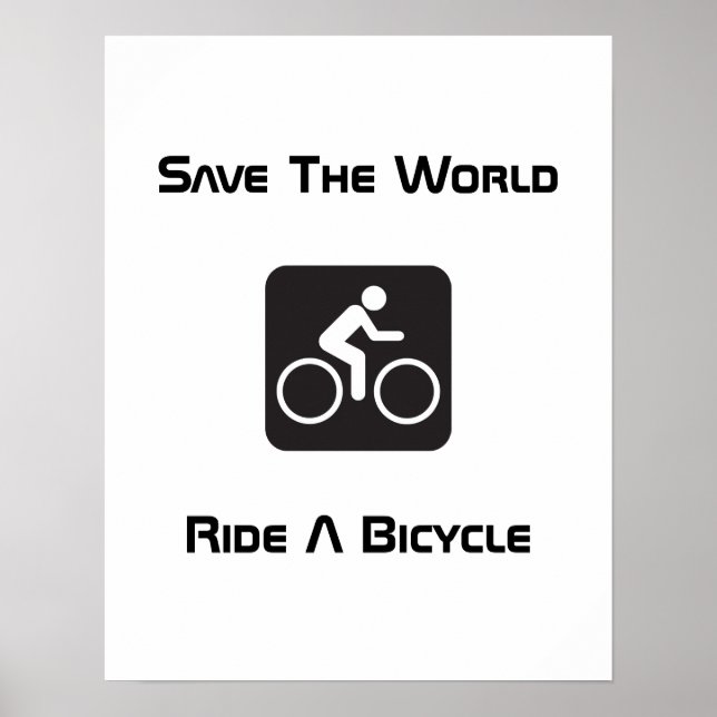 Ride A Bicycle Poster (Front)