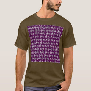 Ride a Bike Neck Gaiter Purple Bicycle Neck Gator T-Shirt