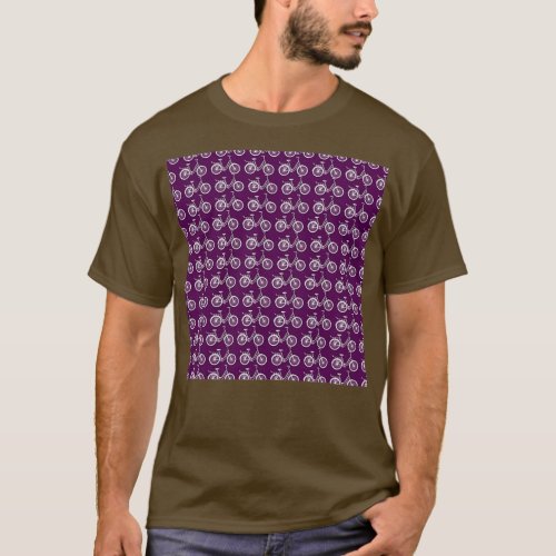 Ride a Bike Neck Gaiter Purple Bicycle Neck Gator  T_Shirt