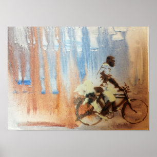 Ride a bike poster