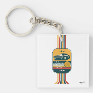 ride a classic keychain