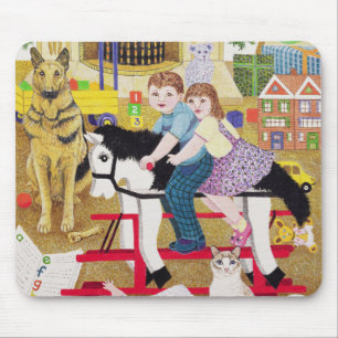 Ride-a-Cock-Horse Mouse Pad