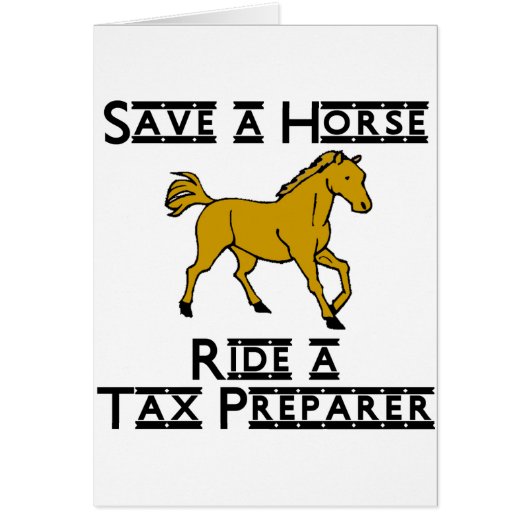 ride a tax preparer cards (Front)