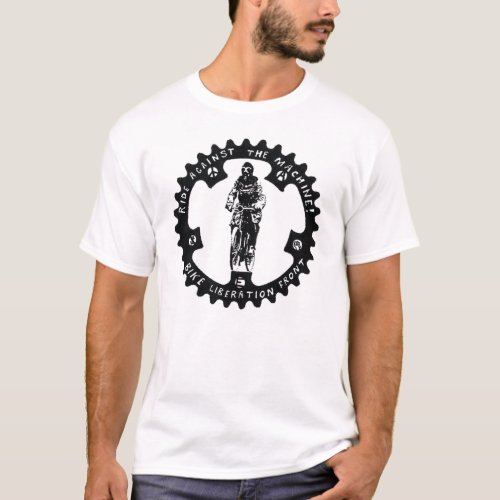 RIDE AGAINST THE MACHINE_BIKE LIBERATION FRONT T_Shirt