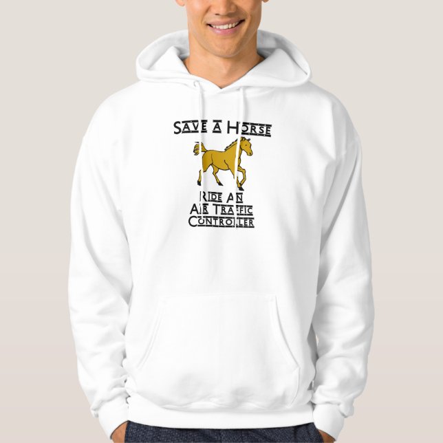 ride an air traffic controller hoodie (Front)