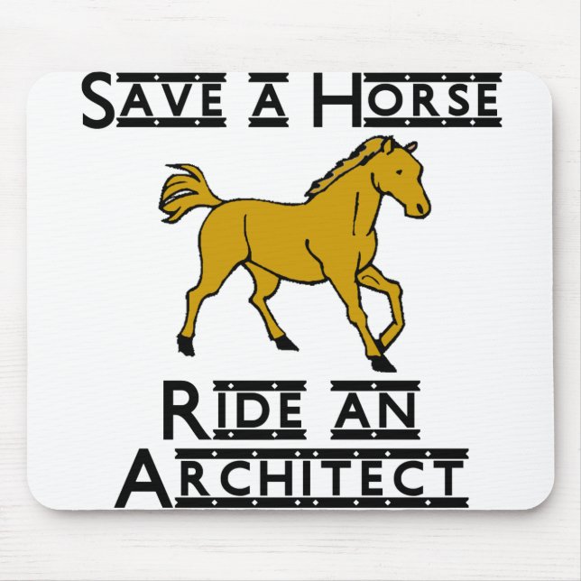 ride an architect mouse pad (Front)