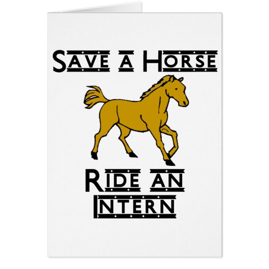 ride an intern cards (Front)