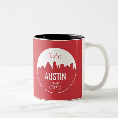 Ride Austin Two_Tone Coffee Mug