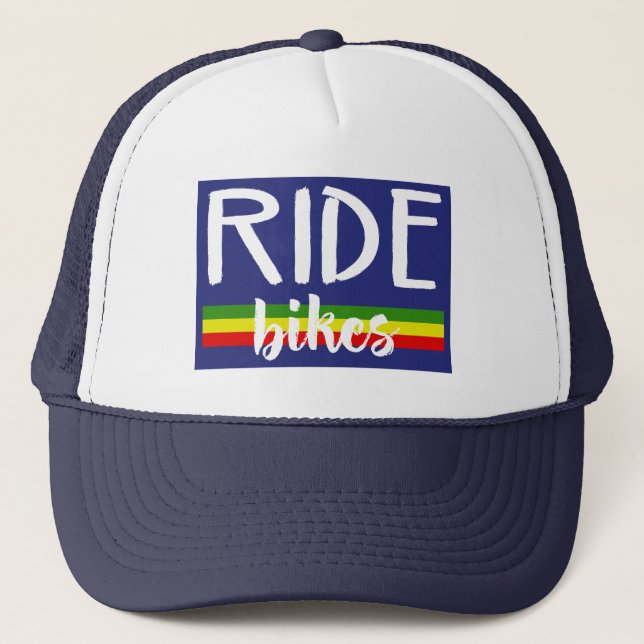 Ride Bikes Trucker Hat (Front)