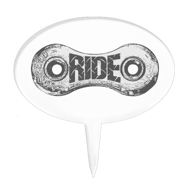 Ride Cake Topper (Front)