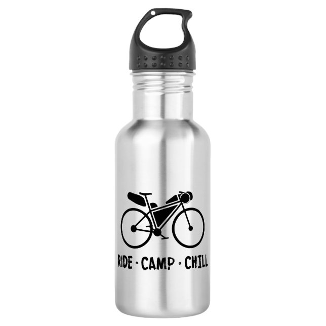 Ride Camp Chill Bikepacking Stainless Steel Water Bottle (Front)
