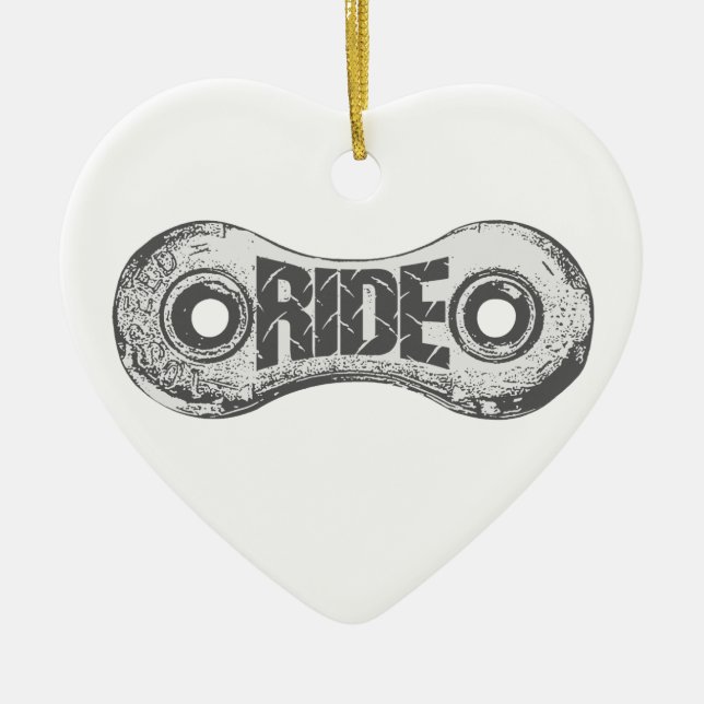 Ride Ceramic Ornament (Front)
