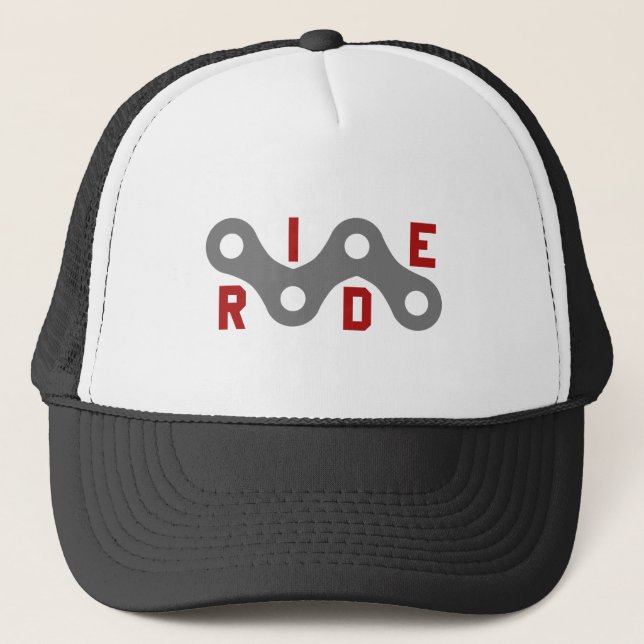 Ride (Chain) Trucker Hat (Front)