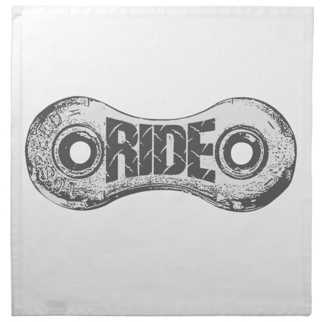 Ride Cloth Napkin (Front)