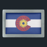 Ride Colorado (Bicycle Cassette) Rectangular Belt Buckle<br><div class="desc">Road,  mountain,  cross,  bmx,  trials,  single speed,  fixie,  time trial,  tandem,  cargo - whatever. Colorado is simply one of the best places in the world to ride your bike. Get out and ride Colorado!</div>