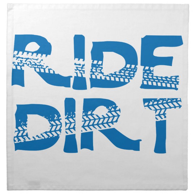 Ride Dirt Cloth Napkin (Front)
