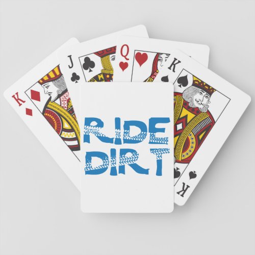 Ride Dirt Playing Cards