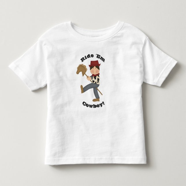 Ride 'Em Cowboy (Asian) Toddler T-shirt (Front)