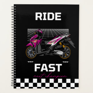 Ride Fast Notebook – Racing Aesthetic Journal