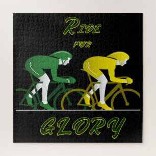 Ride For Glory Canvas Art Jigsaw Puzzle