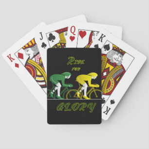 Ride For Glory Canvas Art Poker Cards