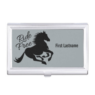 Ride Free custom color business card holder