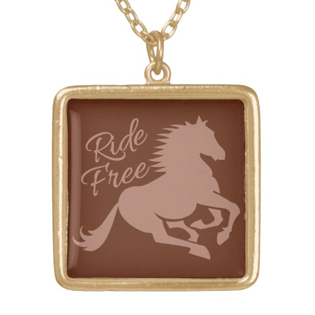 Ride Free custom necklace (Front)
