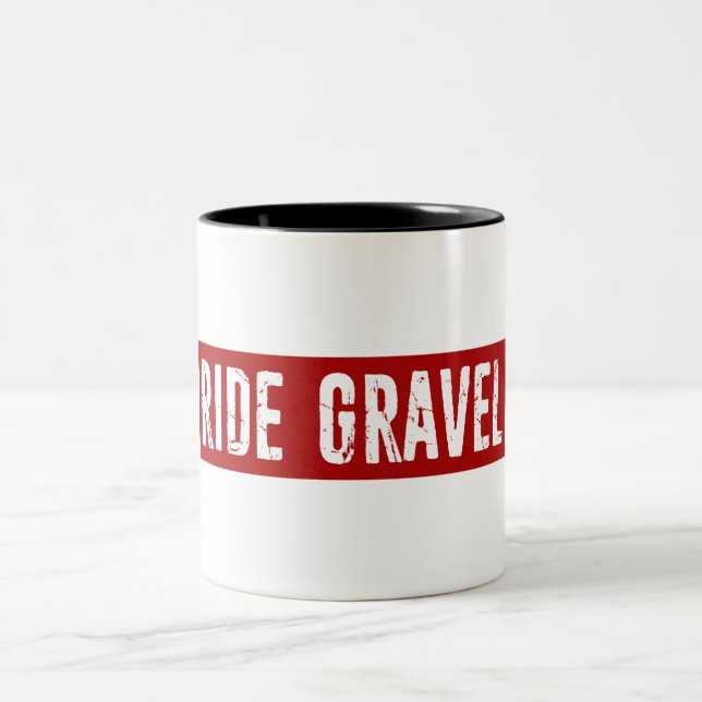Ride Gravel Two-Tone Coffee Mug (Center)