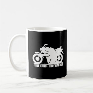 Ride Hard, Pray Harder Motorcycle Men's Coffee Mug