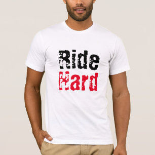 Ride Hard Spinning Cute Saying Quotes Tee