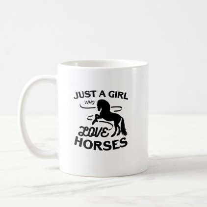 Ride Horse Lovers Gifts Riding Who Loves Horses Coffee Mug