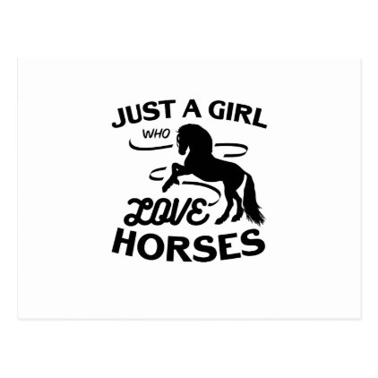 Ride Horse Lovers Gifts Riding Who Loves Horses Postcard