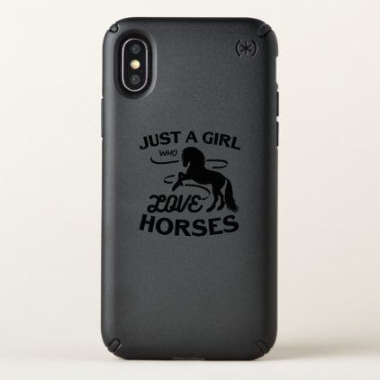 Ride Horse Lovers Gifts Riding Who Loves Horses Speck iPhone X Case