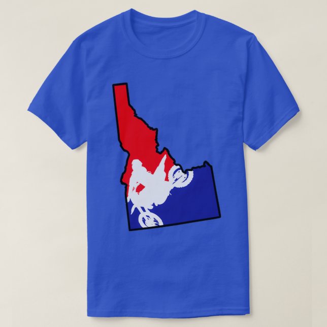 Ride Idaho Moto  T-Shirt (Design Front)