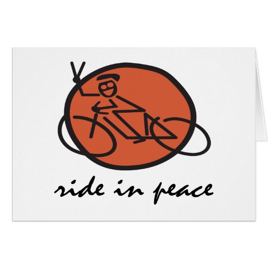 Ride In Peace Cards (Front Horizontal)